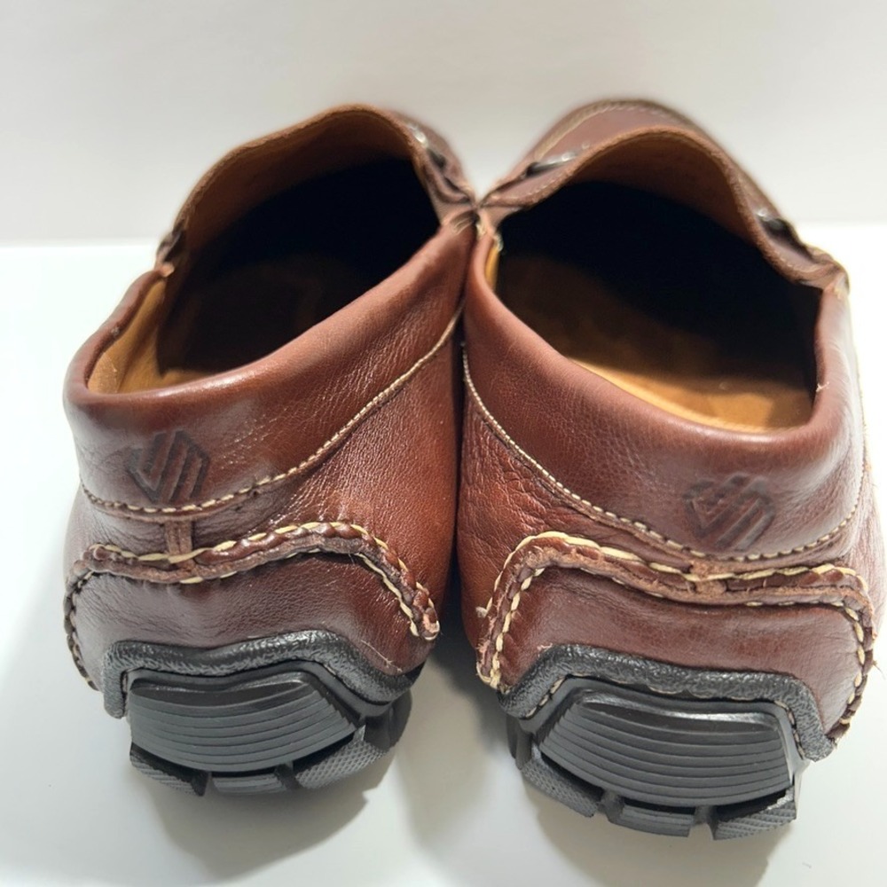 Johnston & Murphy‎ Buckle Drivers Mahogany Full Grain Men's Shoes Brown US 12M - Picture 6 of 9